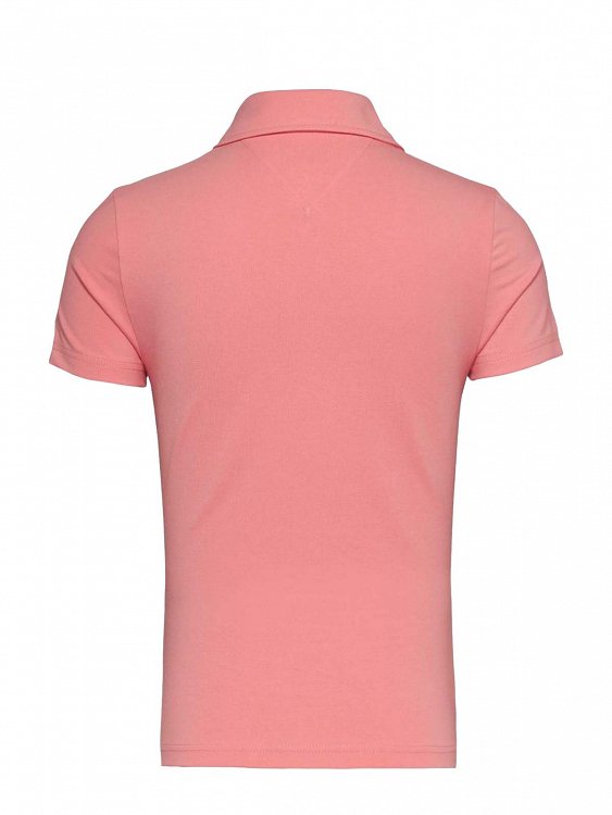 Tommy Hilfiger Γυναικείο Polo T-Shirt DW0DW17220 TIC Tickled Pink