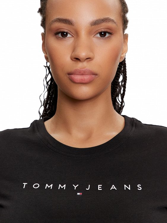 Tommy Hilfiger Γυναικείο T-Shirt DW0DW18398 BDS Μαύρο