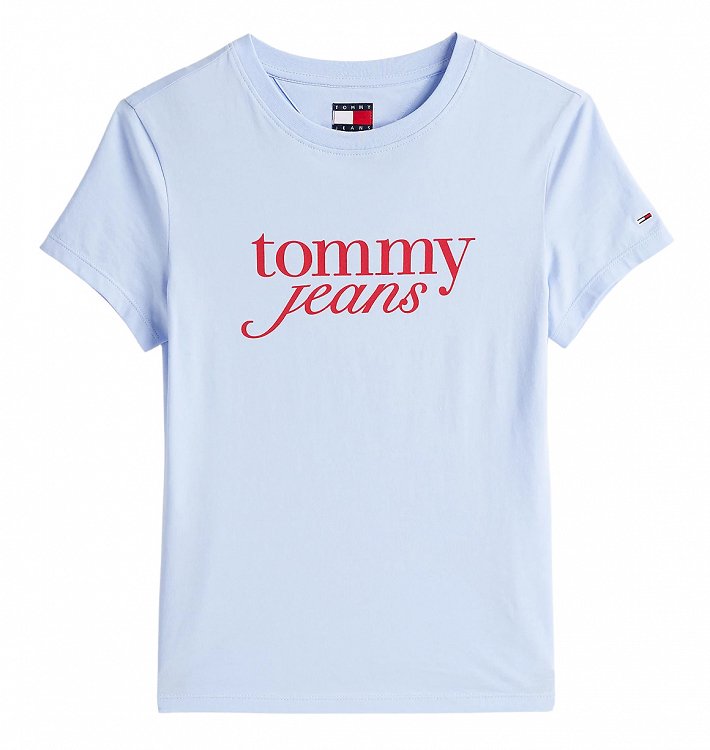 Tommy Hilfiger Γυναικείο T-Shirt DW0DW19447 C3Q Γαλάζιο