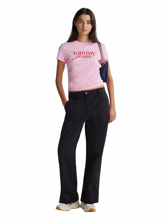 Tommy Hilfiger Γυναικείο T-Shirt DW0DW19447 TPF Ροζ