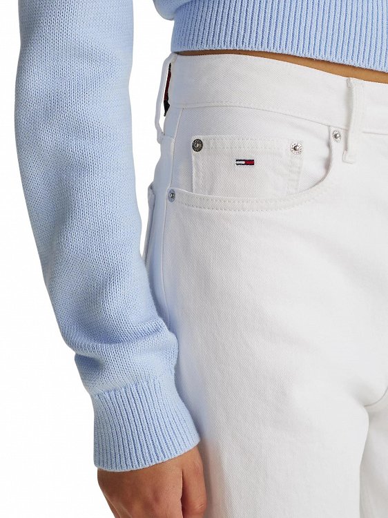 Tommy Hilfiger Γυναικείο Τζιν Παντελόνι DW0DW20219 1CE Λευκό
