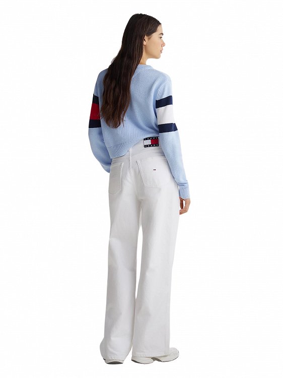 Tommy Hilfiger Γυναικείο Τζιν Παντελόνι DW0DW20219 1CE Λευκό