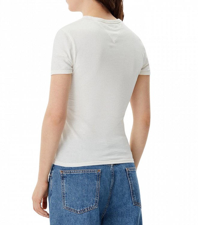 Tommy Hilfiger Γυναικείο T-Shirt DW0DW20323 YBH Εκρού