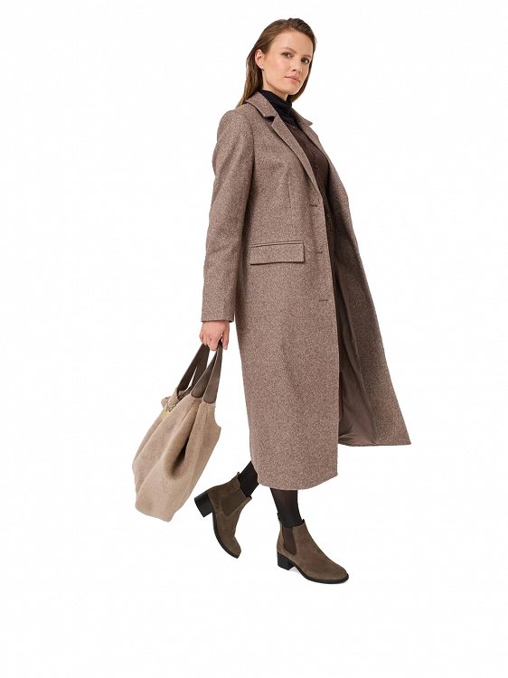 Tamaris Δερμάτινο Μποτάκι 1-25026-41 378 Taupe