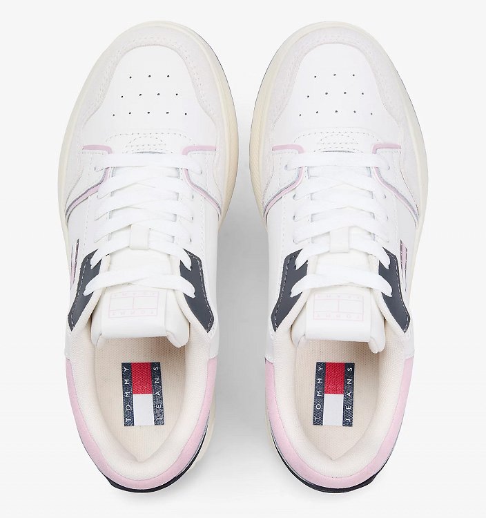 Tommy Hilfiger Tjw Retro Basket Flatform EN0EN02916 0GD Εκρού