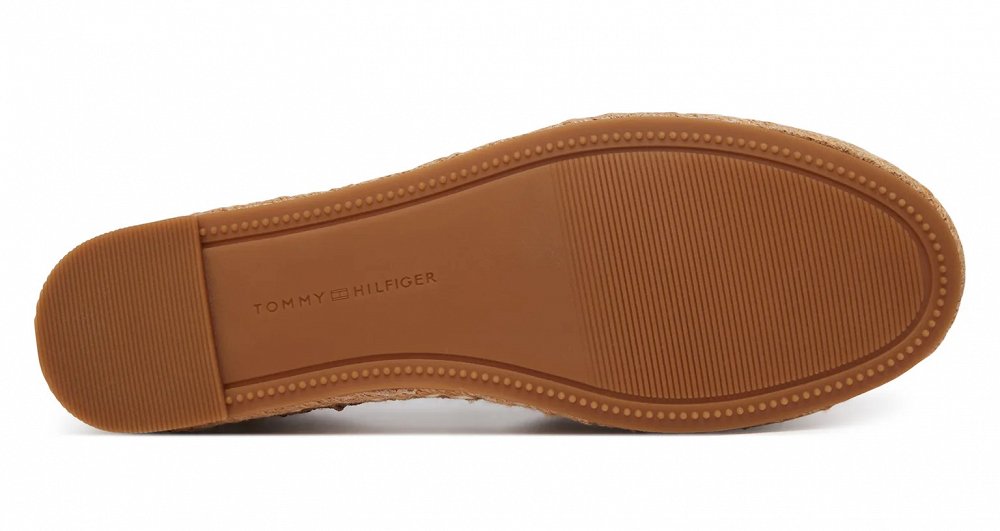 Tommy Hilfiger Εσπαντρίγιες Th Platform Espad Suede Strap FW0FW09144 Μπεζ
