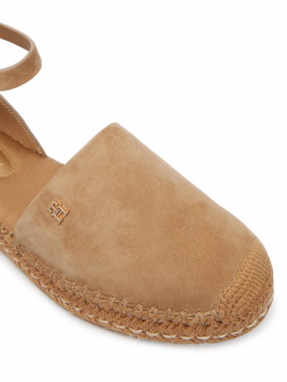 Tommy Hilfiger Εσπαντρίγιες Th Platform Espad Suede Strap FW0FW09144 Μπεζ
