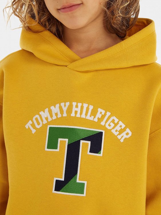 Tommy Hilfiger T Varsity Hoodie KB0KB08293 KEM College Gold