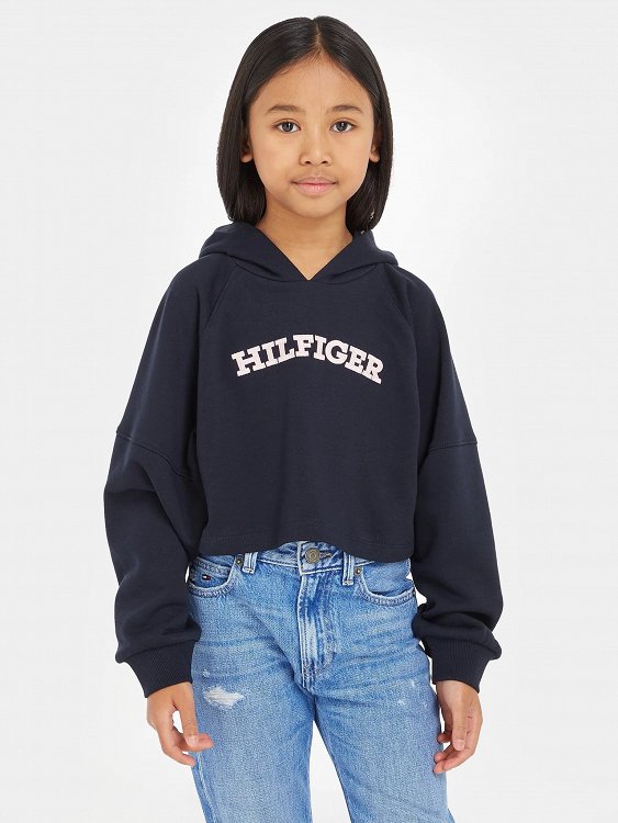 Tommy Hilfiger Monotype Hoodie KG0KG07381 DW5 Desert Sky