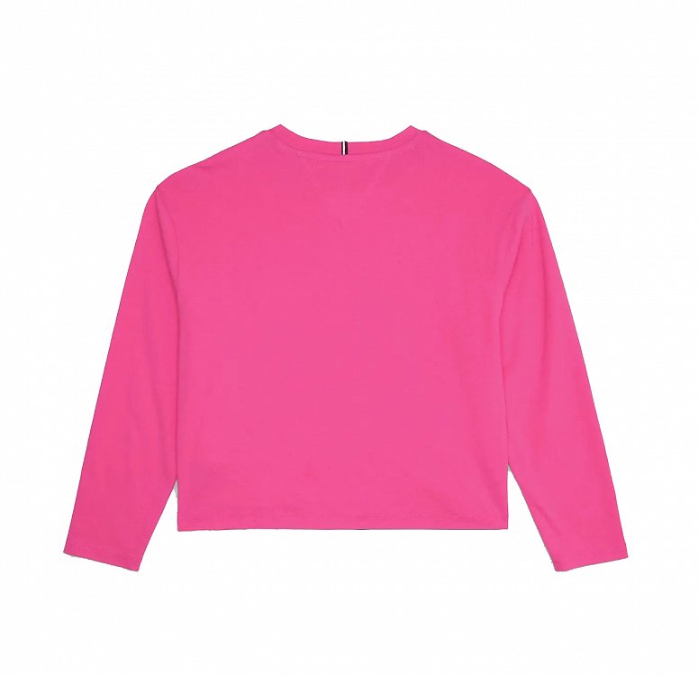 Tommy Hilfiger Script Tee L/S KG0KG07643 TP1 Hot Magenta