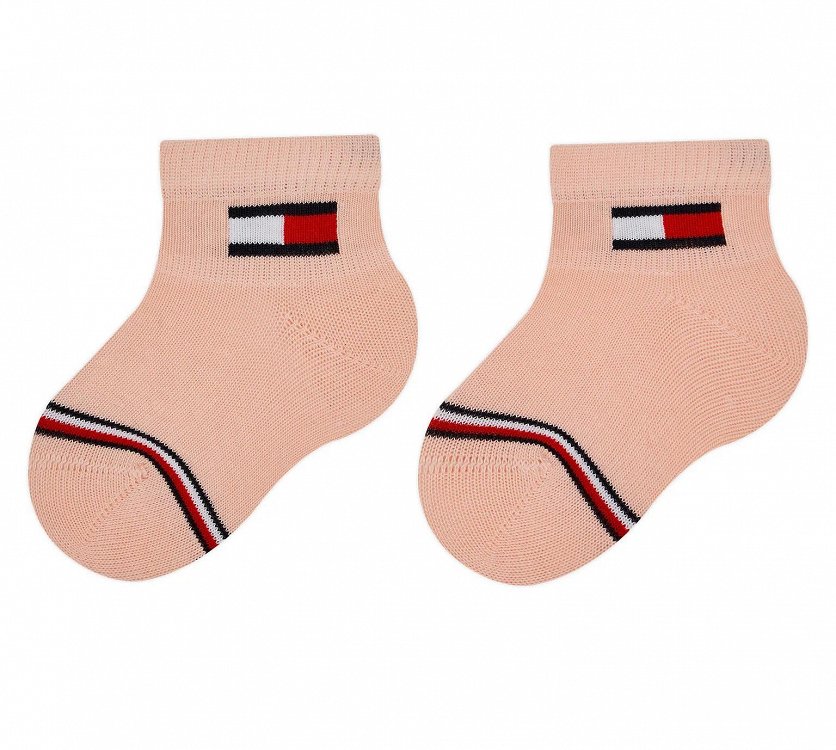 Tommy Hilfiger Σετ 3 Ζευγάρια Παιδικές Κάλτσες 701224997 003 Pink Combo