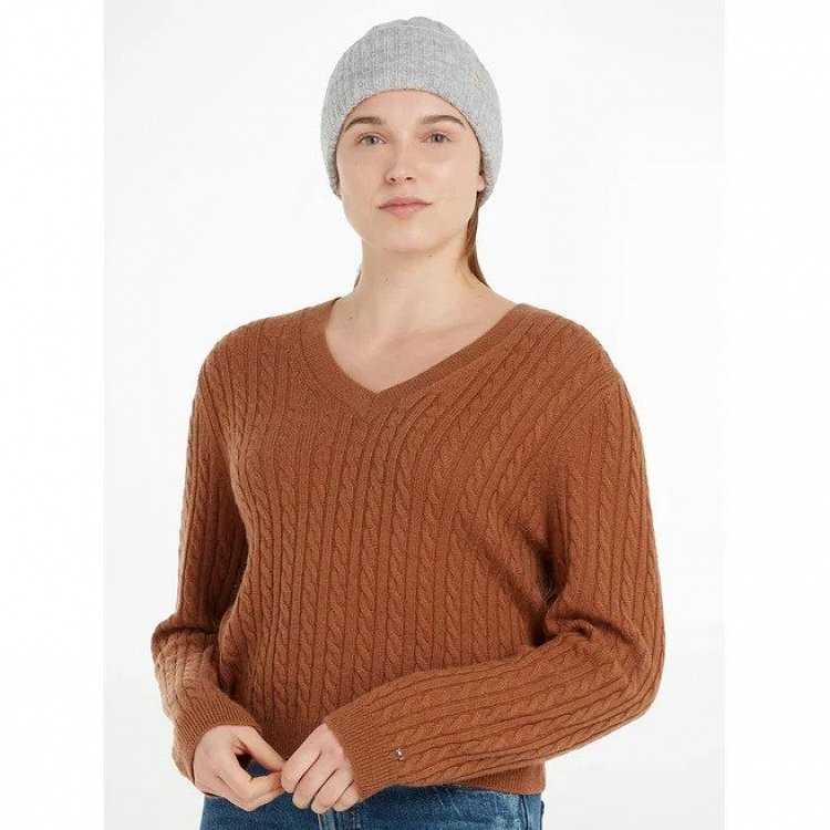 Tommy Hilfiger Th Timeless Beanie AW0AW15307 P4A Grey