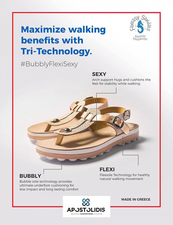 Fantasy Sandals Γυναικεία Πέδιλα Panagiota S909