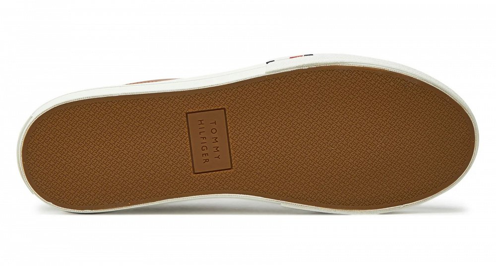 Tommy Hilfiger Th Hi Vulc Street Patch Leather Sneaker FM0FM05203 GVI Winter Cognac