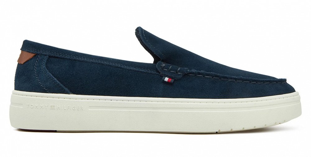 Tommy Hilfiger Modern Light Hybrid Suede Loafer FM0FM05354 DW5 Μπλε