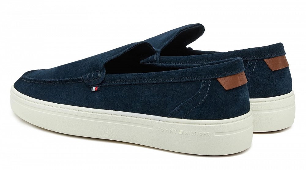 Tommy Hilfiger Modern Light Hybrid Suede Loafer FM0FM05354 DW5 Μπλε