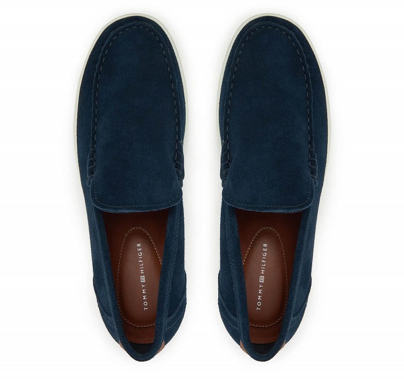 Tommy Hilfiger Modern Light Hybrid Suede Loafer FM0FM05354 DW5 Μπλε