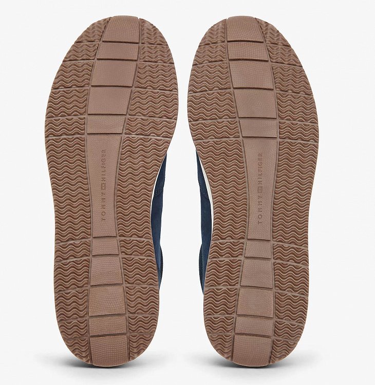 Tommy Hilfiger Ανδρικό Δερμάτινο Sneaker FM0FM05724 DW5 Μπλε