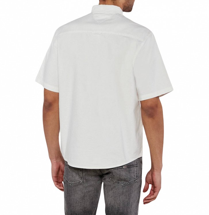 Tommy Hilfiger Ανδρικό Oxford Πουκάμισο DM0DM20873 YBL Λευκό