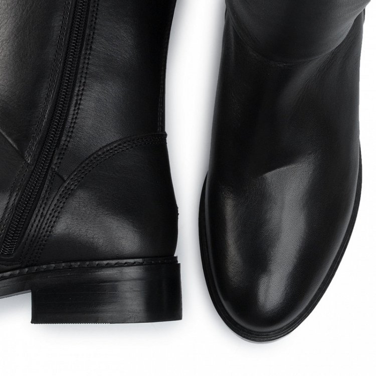 Tommy Hilfiger Essential Leather Longboot FW0FW04319 990 Black