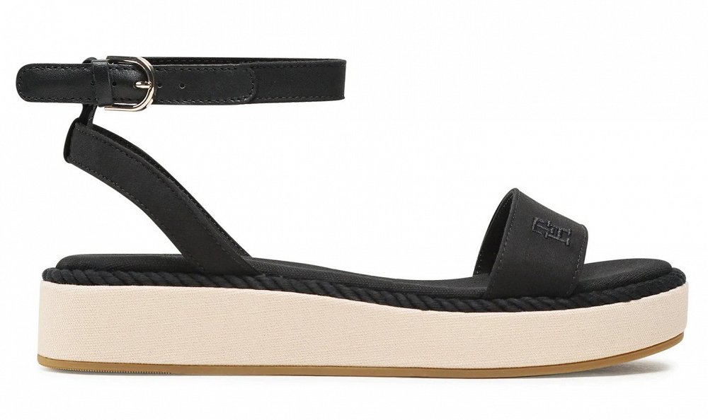 Tommy Hilfiger Rope Flatform FW0FW07019 BDS Black