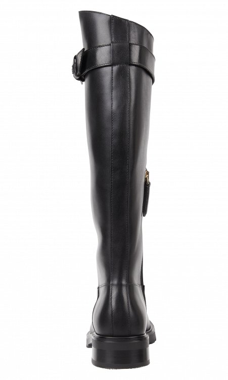 Tommy Hilfiger Th Monochromatic Long Bikerboot FW0FW07486 BDS Black