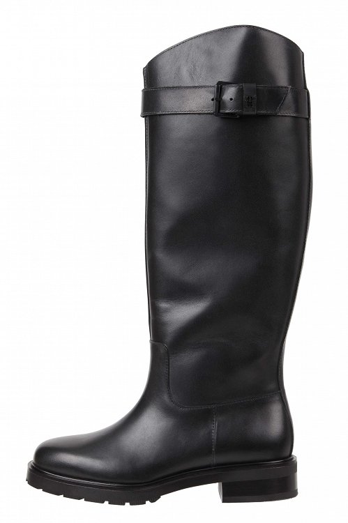 Tommy Hilfiger Th Monochromatic Long Bikerboot FW0FW07486 BDS Black