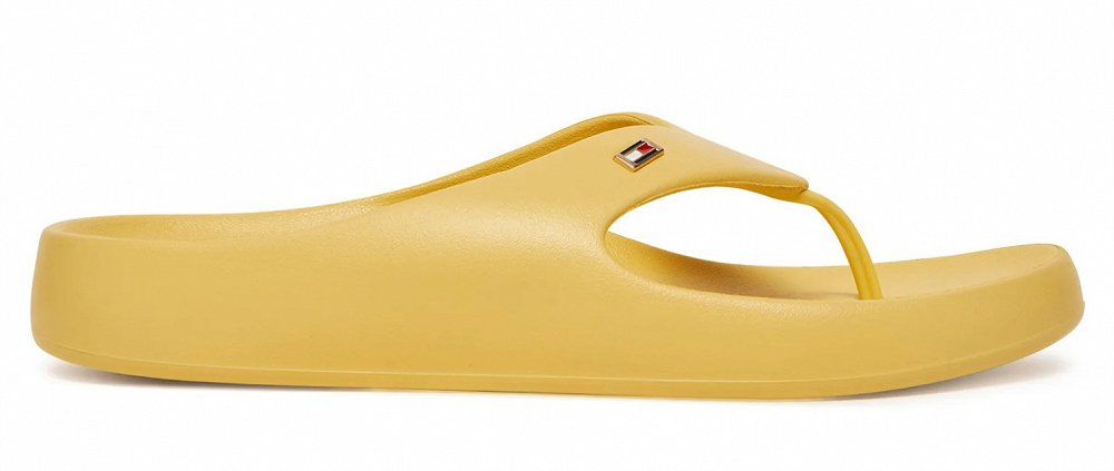 Tommy Hilfiger Γυναικεία Σαγιονάρα Comfort Beach Sandal FW0FW08522 ZQM Κίτρινο