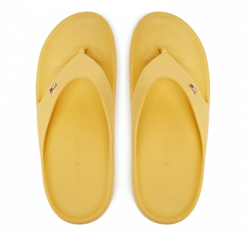 Tommy Hilfiger Γυναικεία Σαγιονάρα Comfort Beach Sandal FW0FW08522 ZQM Κίτρινο