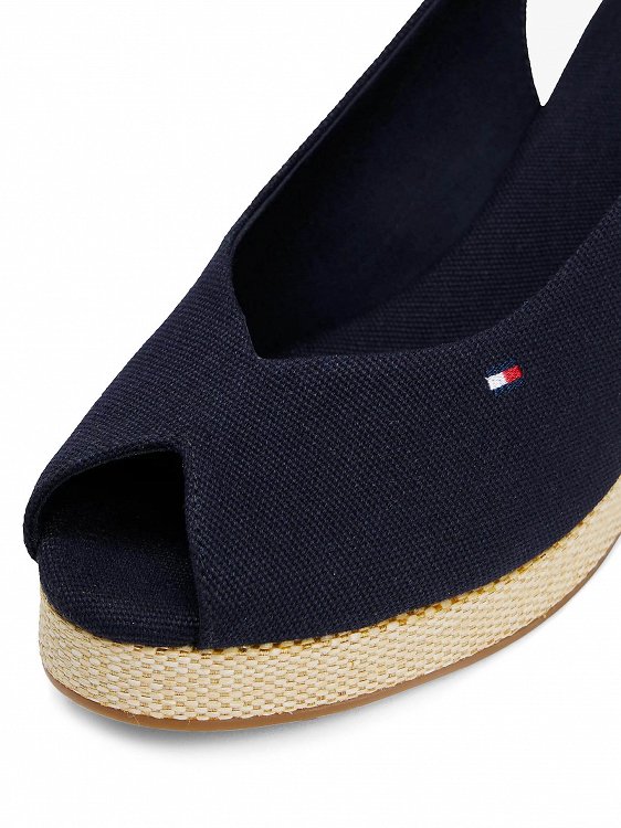 Tommy Hilfiger Flag Mid Wedge Espadrille FW0FW08595 DW5 Μπλε