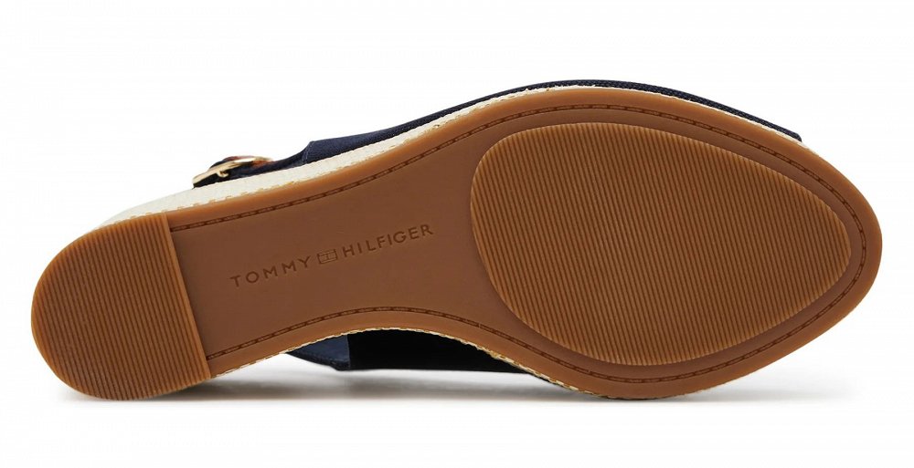 Tommy Hilfiger Flag High Wedge Espadrille FW0FW08597 DW6 Μπλε