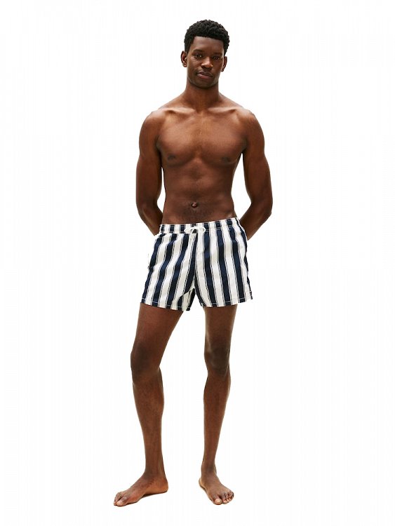 Tommy Hilfiger Ανδρικό Μαγιό UM0UM03742 0IA Μπλε/Λευκό