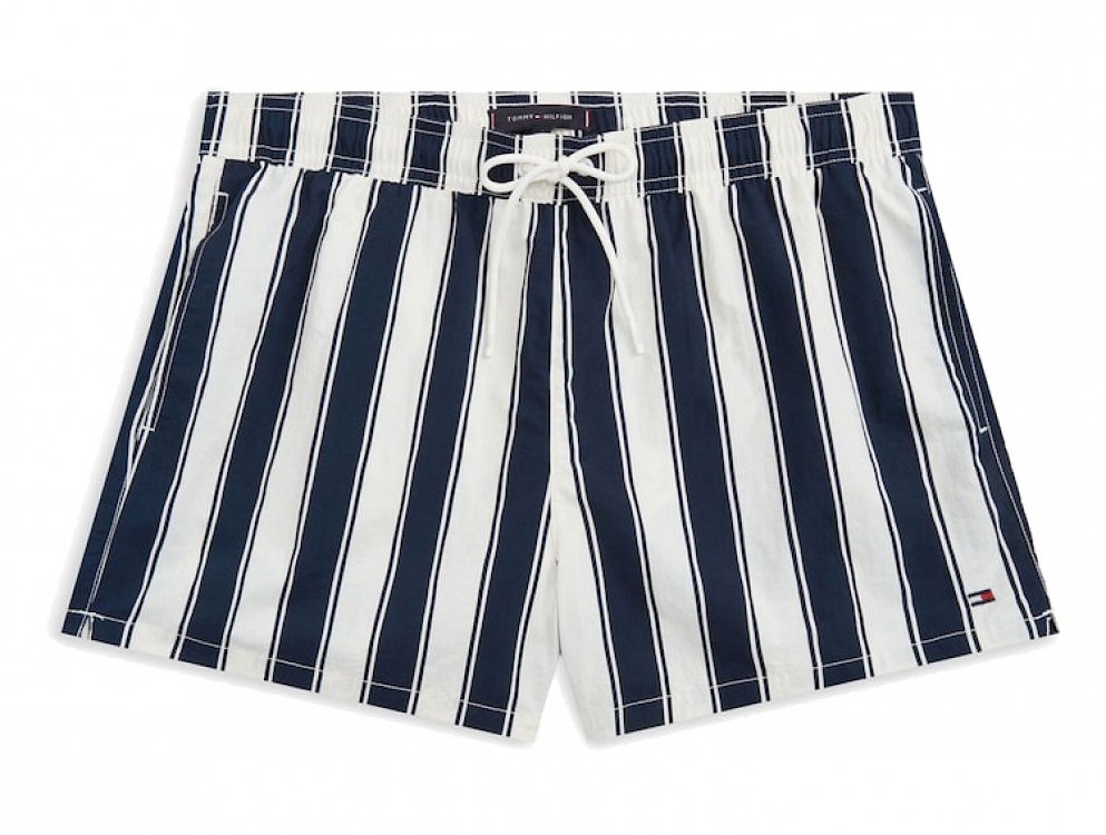 Tommy Hilfiger Ανδρικό Μαγιό UM0UM03742 0IA Μπλε/Λευκό