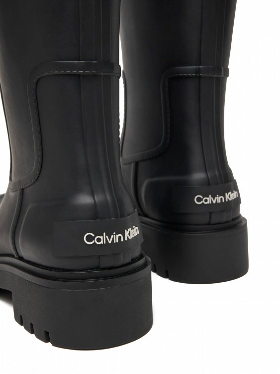 Calvin Klein Γυναικεία Γαλότσα Mid Rainboot YW0YW02004 BEH Μαύρο