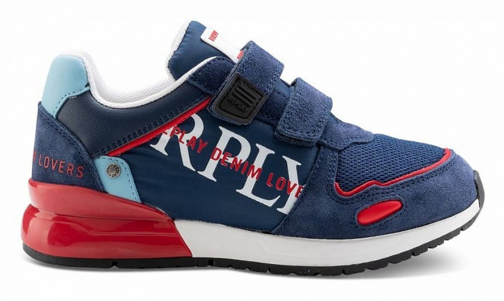 Replay Kids Shoot Jr 2 JS290019LB 0633 Navy/Red/White