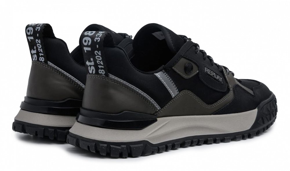 Replay Ανδρικό Sneaker Blix RSF70001T 0003 Μαύρο