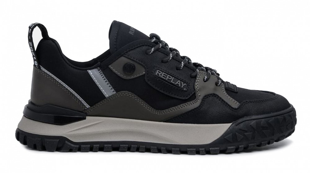 Replay Ανδρικό Sneaker Blix RSF70001T 0003 Μαύρο