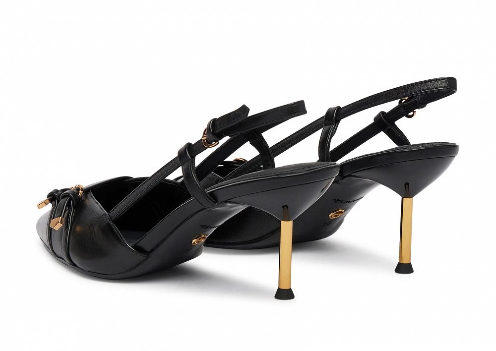 Tamaris Δερμάτινο Πέδιλο 1-29631-46 003 Black Leather