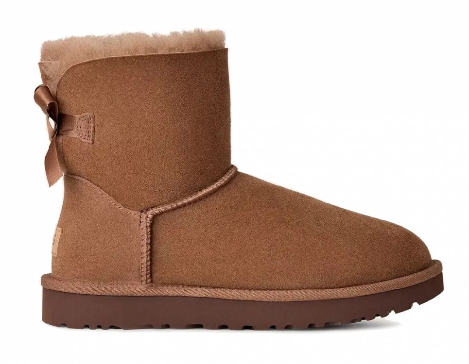 UGG W Mini Bailey Bow II 1016501 RYK Καφέ