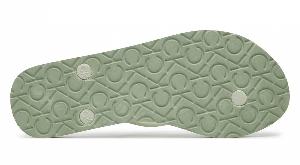 Calvin Klein Γυναικεία Σαγιονάρα HW0HW02043 LIA Milky Green