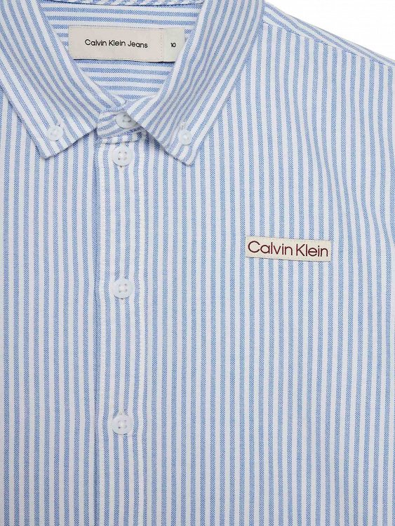 Calvin Klein Παιδικό Πουκάμισο Για Αγόρια IB0IB02515 0A4 Μπλε
