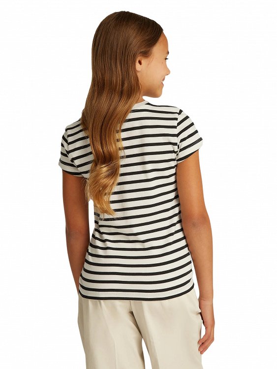 Calvin Klein Set 2 Παιδικά T-Shirt Για Κορίτσια IG0IG02799 0AC Μπεζ/Μαύρο