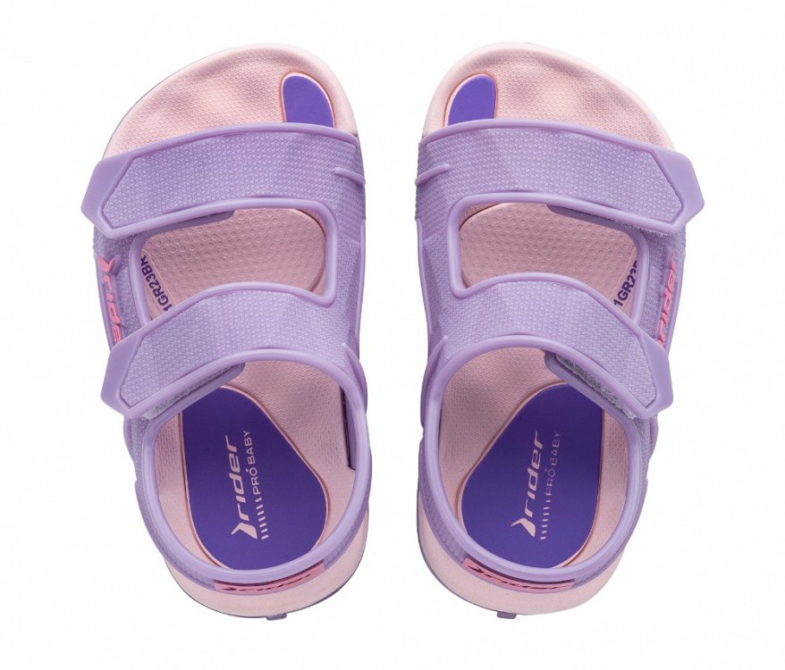 Rider Παιδικό Πέδιλο R Line Plus Papete BB 12149-AO011 Lilac/Lilac/Pink