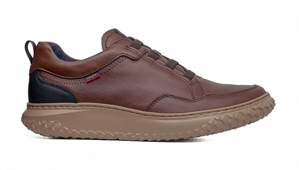 Callaghan Ανδρικό Δερμάτινο Sneaker 60805 Καφέ