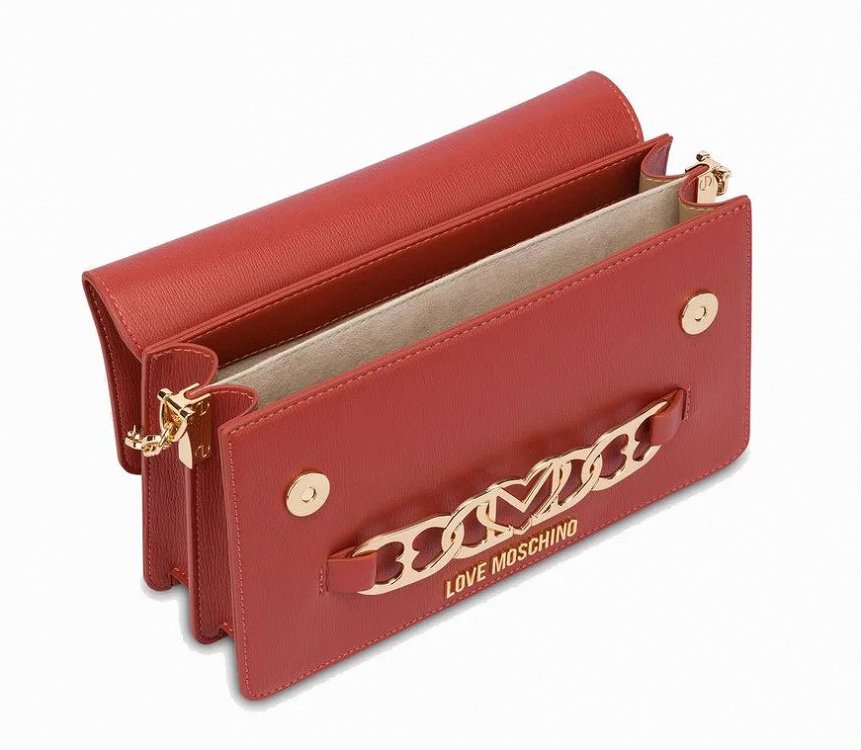 LOVE MOSCHINO Γυναικεία Τσάντα JC4040PP1LLF0459 Καφέ