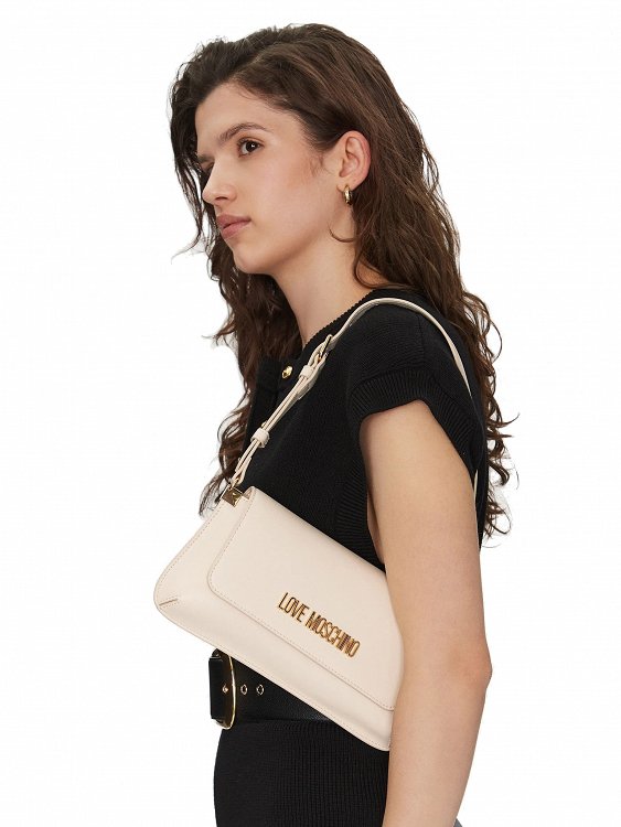LOVE MOSCHINO Γυναικεία Τσάντα JC4058PP1MLO0110 Εκρού