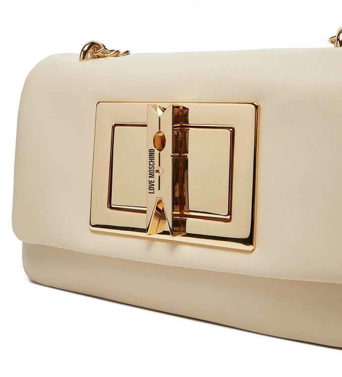 LOVE MOSCHINO Γυναικεία Τσάντα JC4164PP1MLM0110 Εκρού