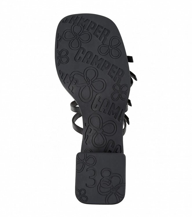 Camper Δερμάτινο Mule Kora Sandal K201911-001 Μαύρο