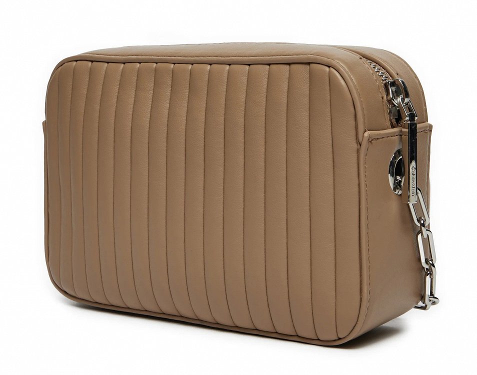 Calvin Klein Τσάντα Mini Line Quilt Camera Bag K60K613078 PAI Καφε