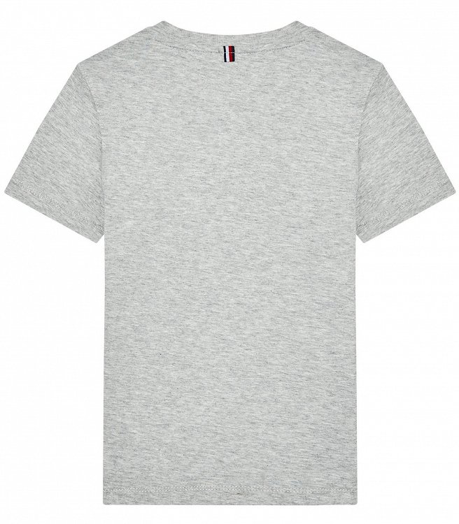 Tommy Hilfiger Boys Basic Cn Knit S/S KB0KB04140 004 Grey Heather